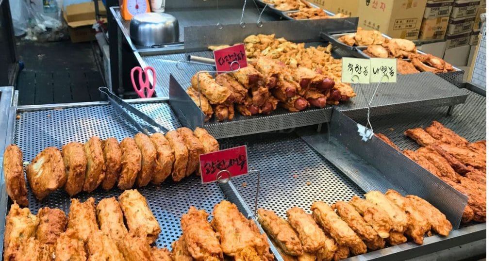 韓国清州、ユッコリ総合市場のおでんや