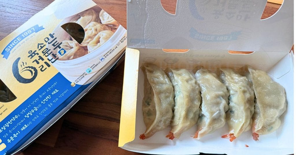 韓国・清州の食堂、ユッコリ ソムンナンマンドゥの持ち帰り
