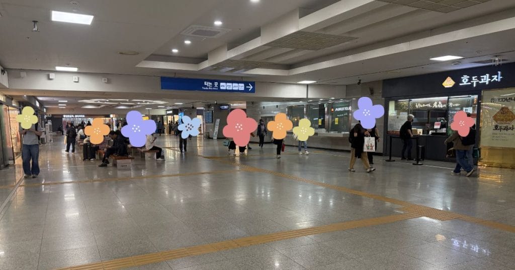韓国・清州、五松（オソン 오송）駅の3階