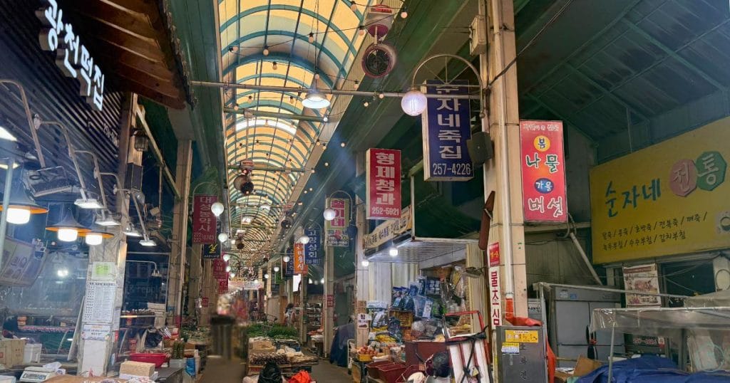 韓国・清州、ユッコリ市場のヨンファポリパプ (영화보리밥) への行き方2