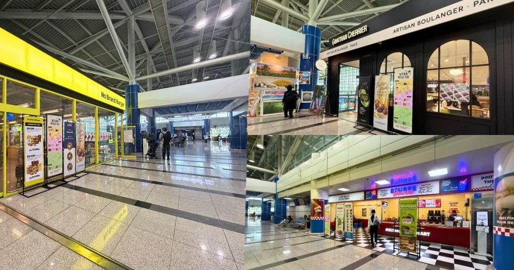 清州国際空港2階、国際線お店