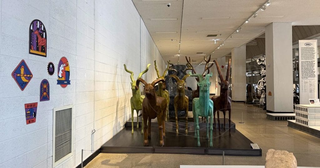 韓国・清州の美術館、国立現代美術館 清州の1階　作品2