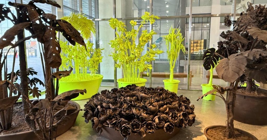 韓国・清州の美術館、国立現代美術館 清州の1階　作品1
