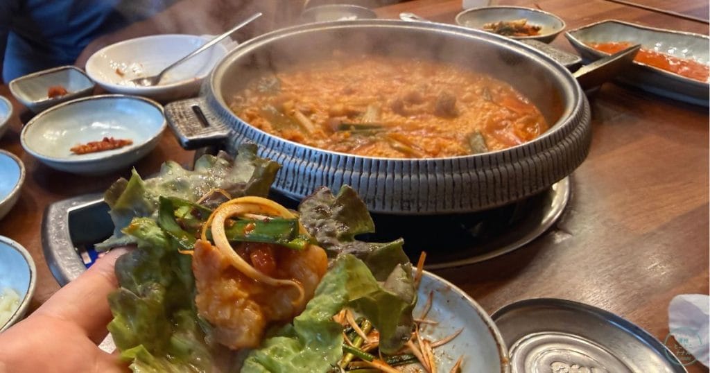 韓国・清州のチャグリ専門店「대추나무집・テチュナムジプ」のチャグリ2
