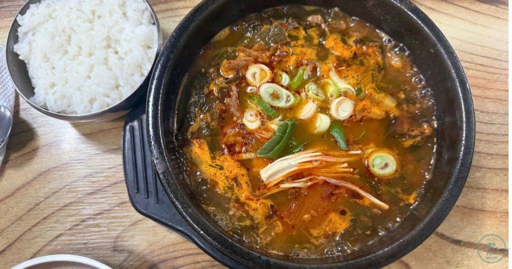 韓国・清州の北部市場にある「プギルコムタン 북일곰탕」ウゴジタン