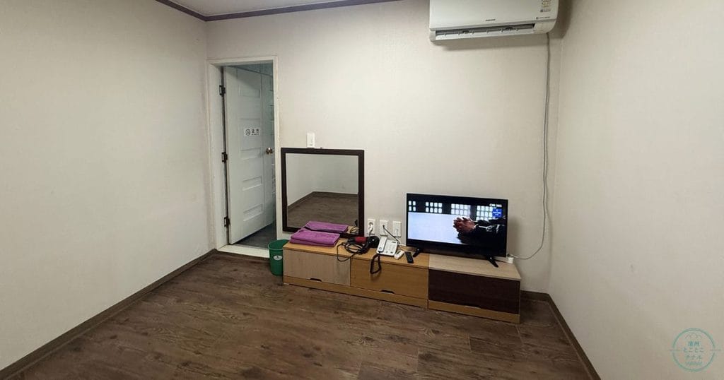 韓国・清州にある炭酸泉초정약수원탕(チョジョン ヤクスウォンタン:椒井薬水元湯)の家族風呂の内部1